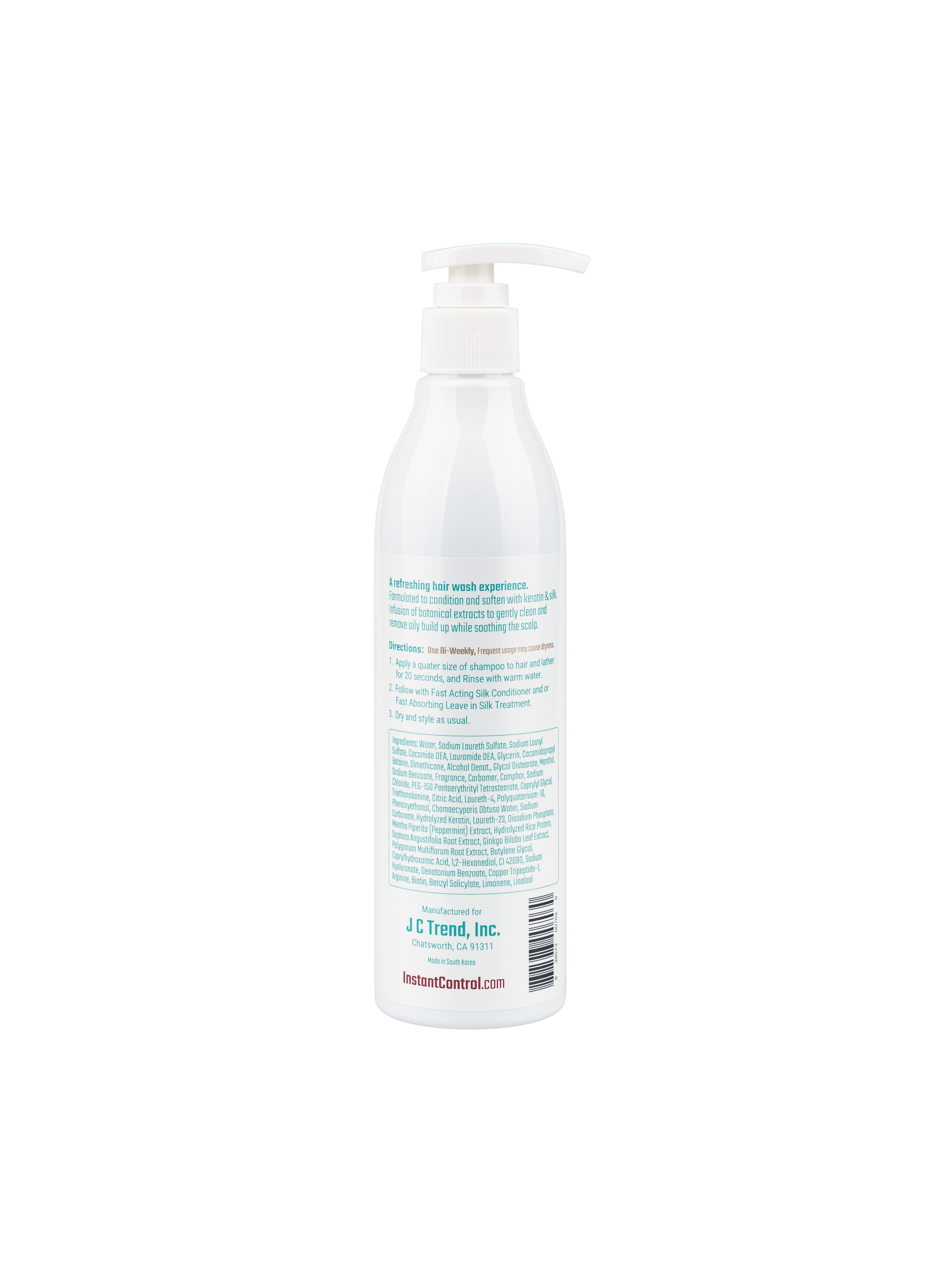 Instant Control Bi-Weekly Shampoo with Keratin Peppermint